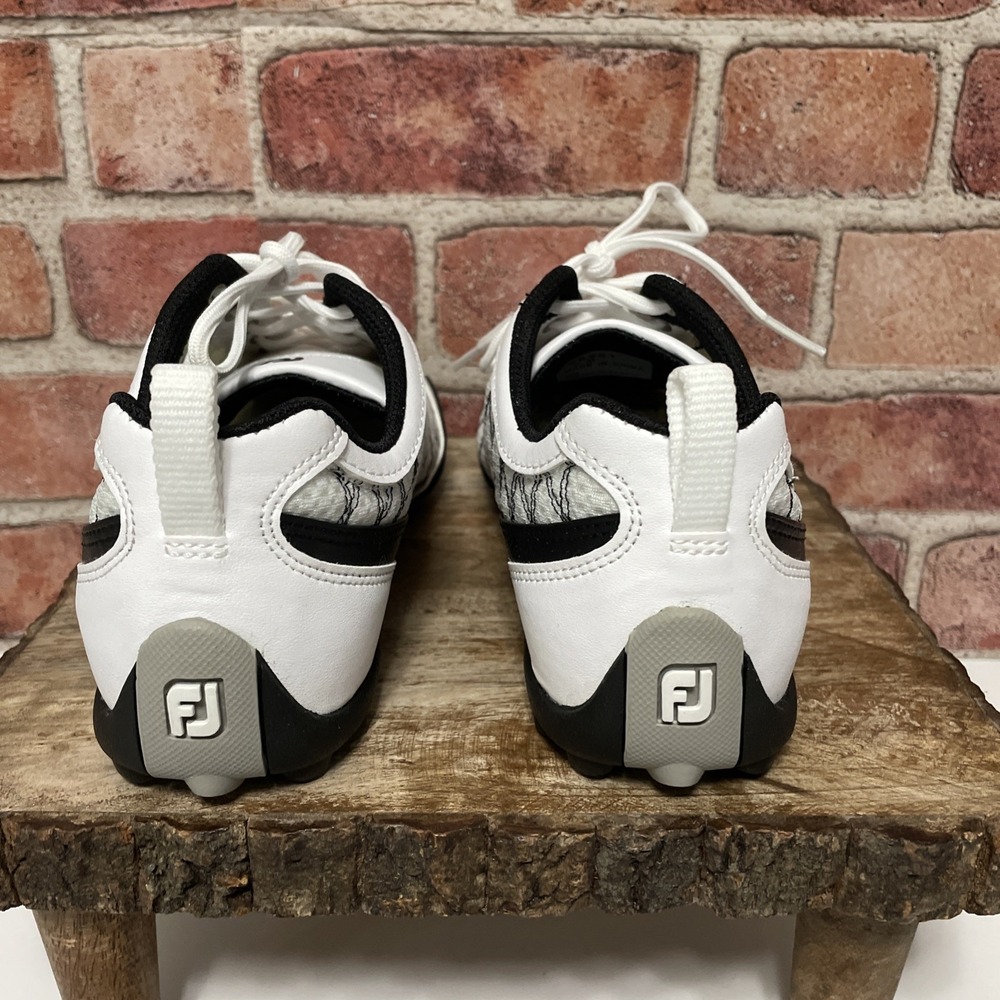 FootJoy FJ 98819 Superlites White Spikeless Golf Shoes Women Size 7 M - Picture 4 of 6